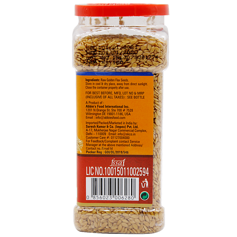 Abbies Raw Golden Flax Seeds