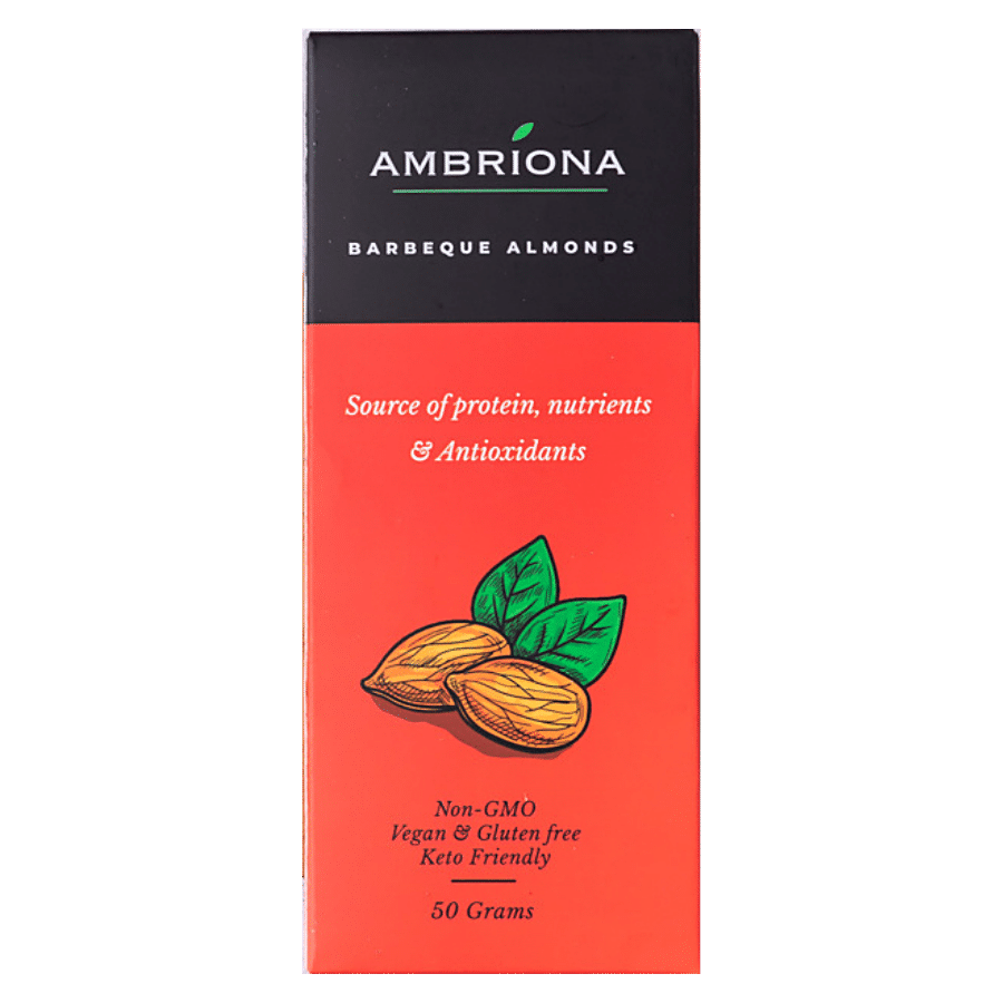 Ambriona Barbeque Almonds - Source Of Protein