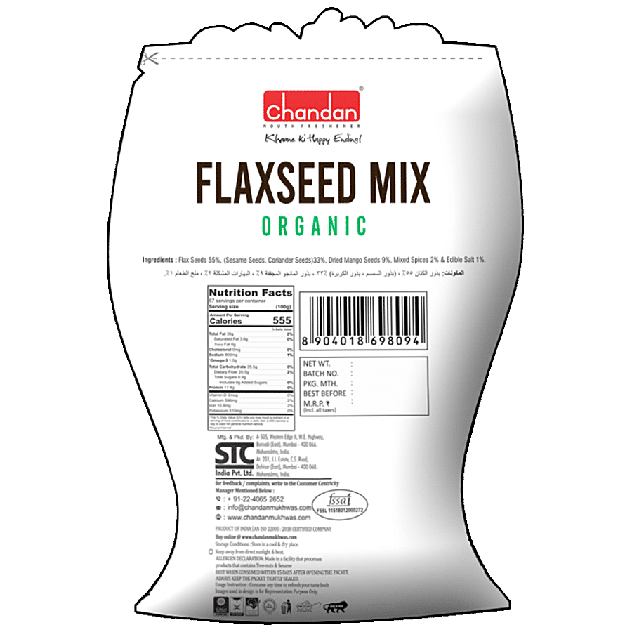 Chandan Flax Seed Mix Plant Based Superfood