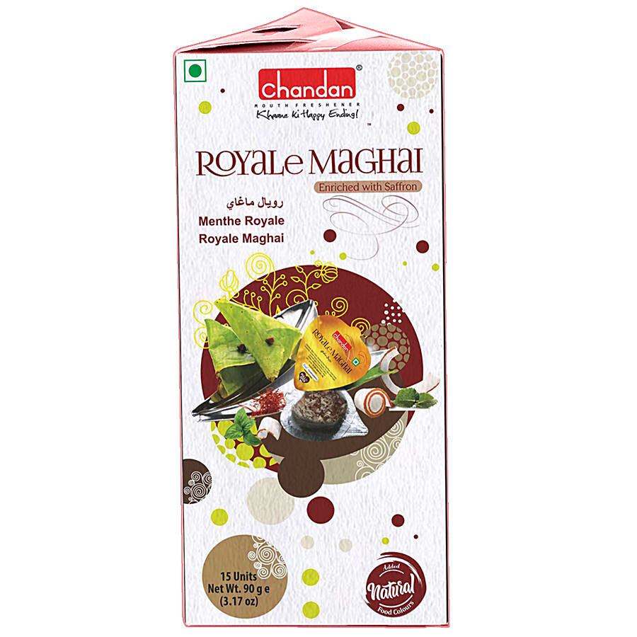 Chandan Royale Maghai Mouth Freshener - Enriched With Saffron