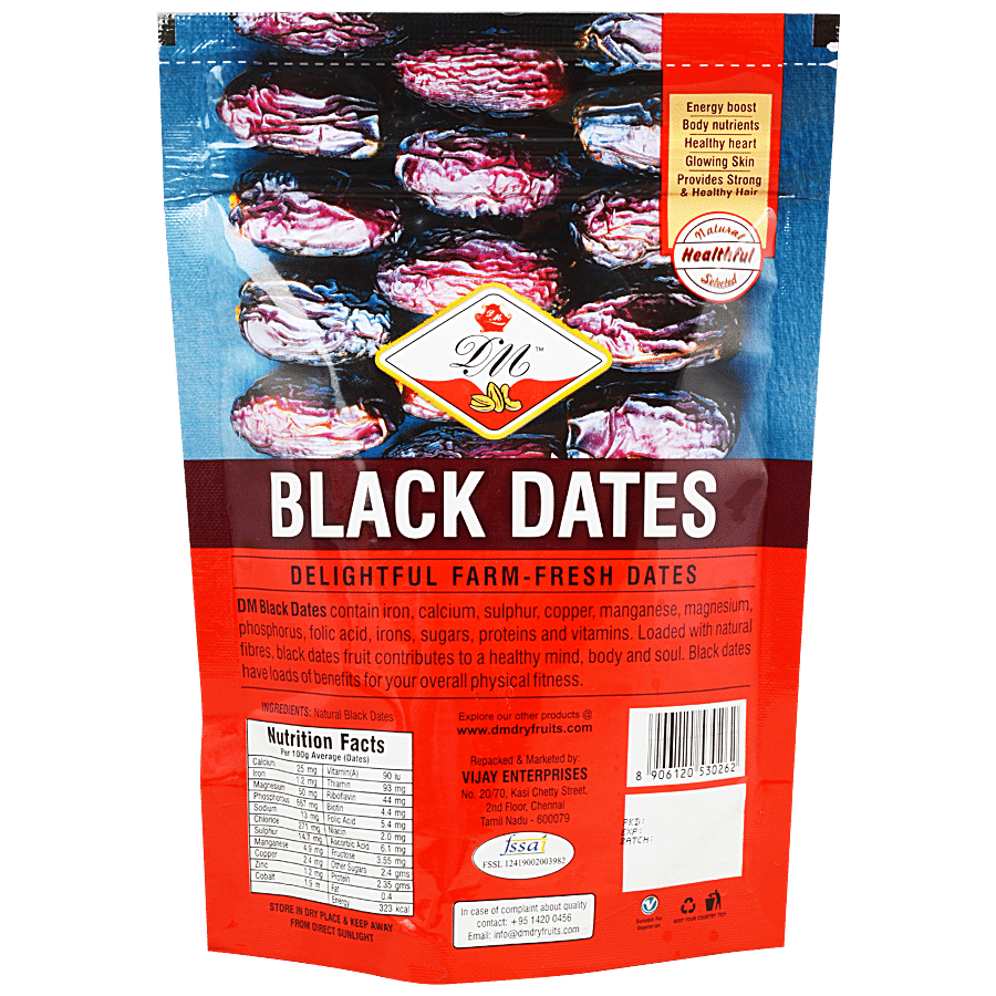 DON MONTE Black Dates - Fresh & Tasty