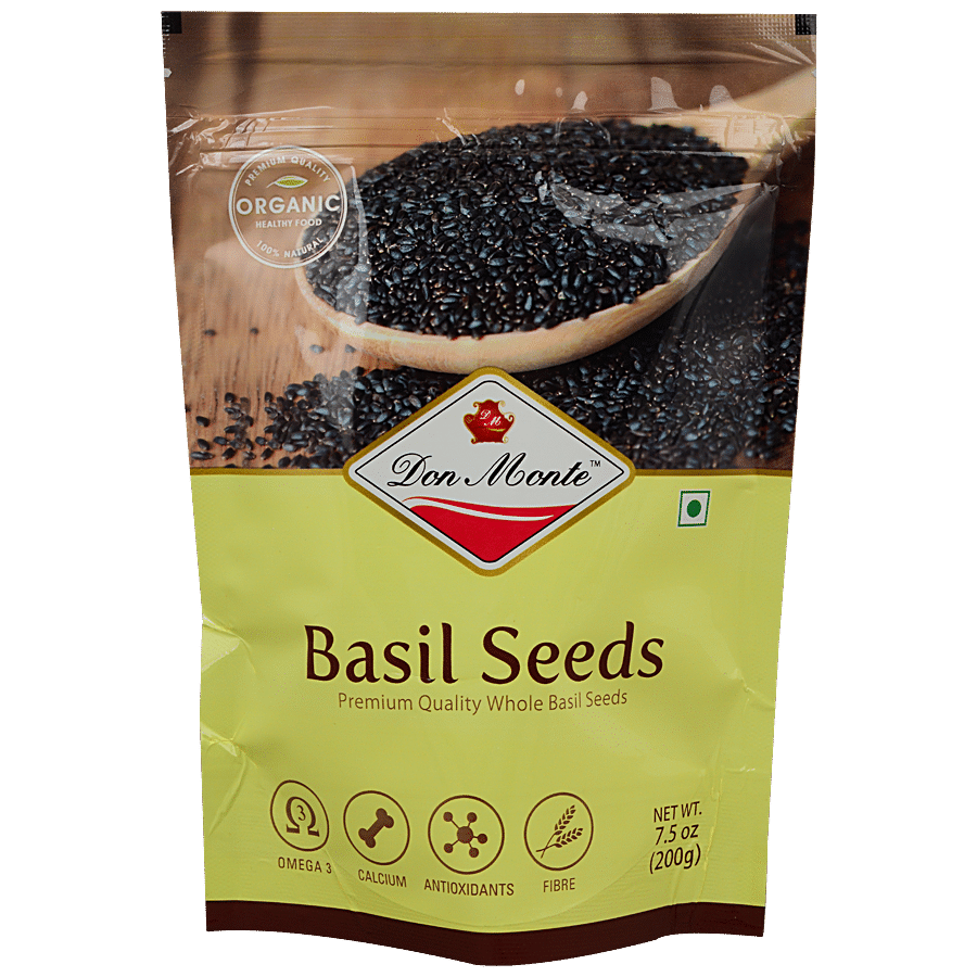 DON MONTE Organic Basil Seeds - Premium Quality