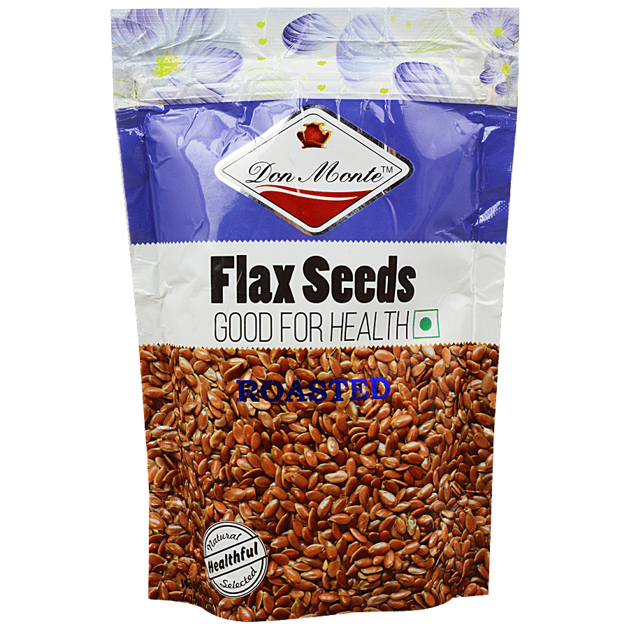 DON MONTE Roasted Flax Seeds - Omega 3 Rich