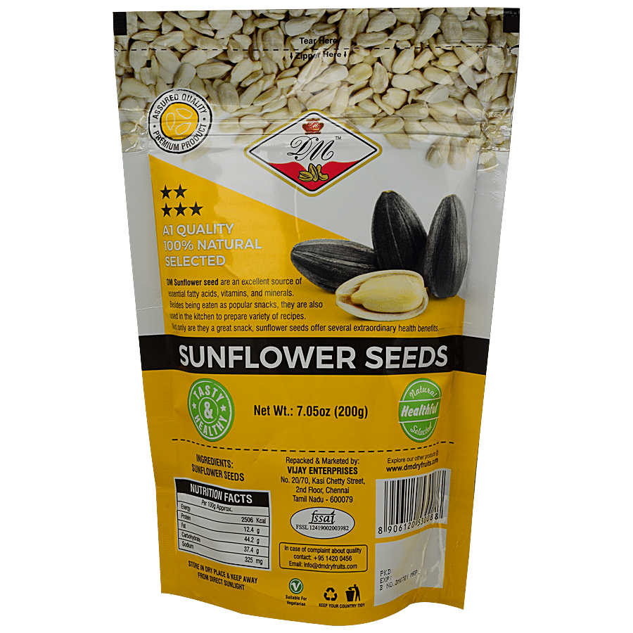 DON MONTE Sunflower Seeds -  Antioxidant Rich