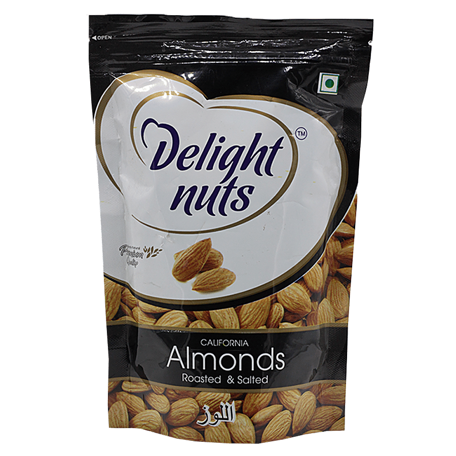 Delight Nuts Roasted & Salted - California Almonds