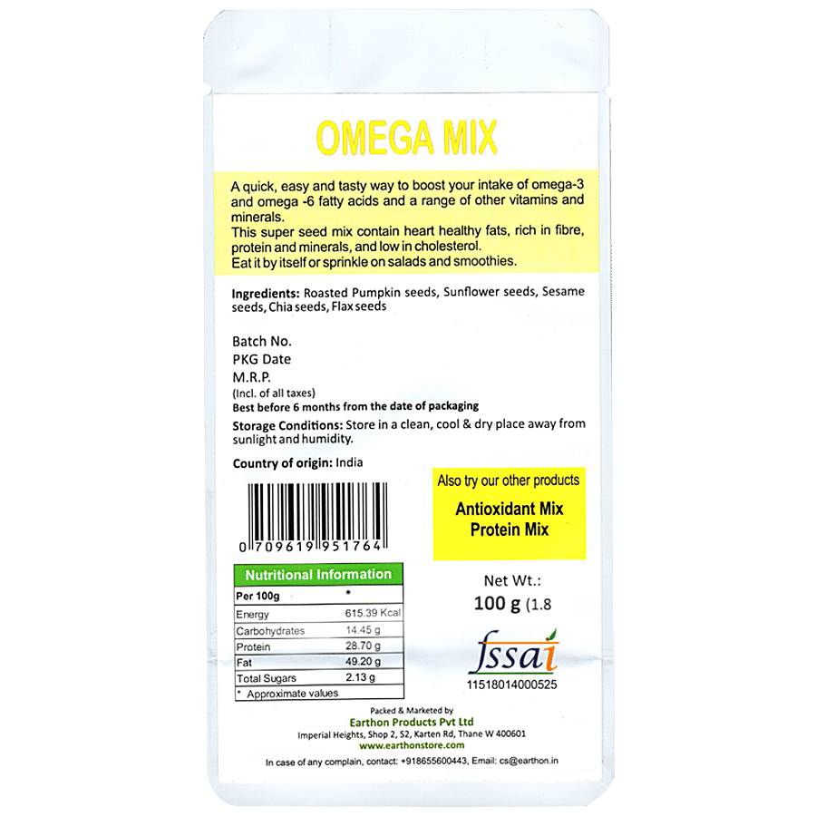 Earthon Omega Seed Mix