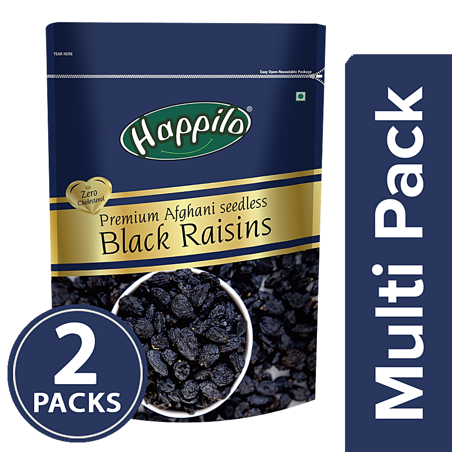 Happilo Black Raisins - Premium Afghani Seedless