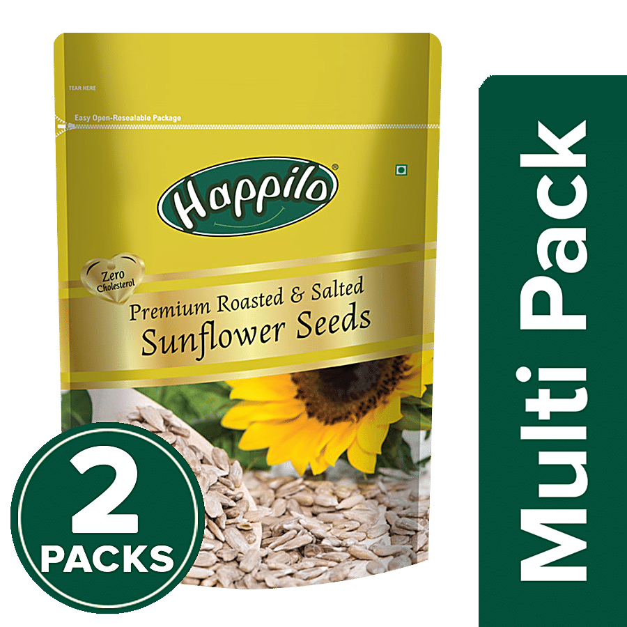 Happilo Premium Roasted & Salted Sunflower Seeds - No Shells