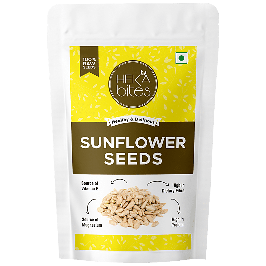 Heka Bites Raw Sunflower Seeds - Premium