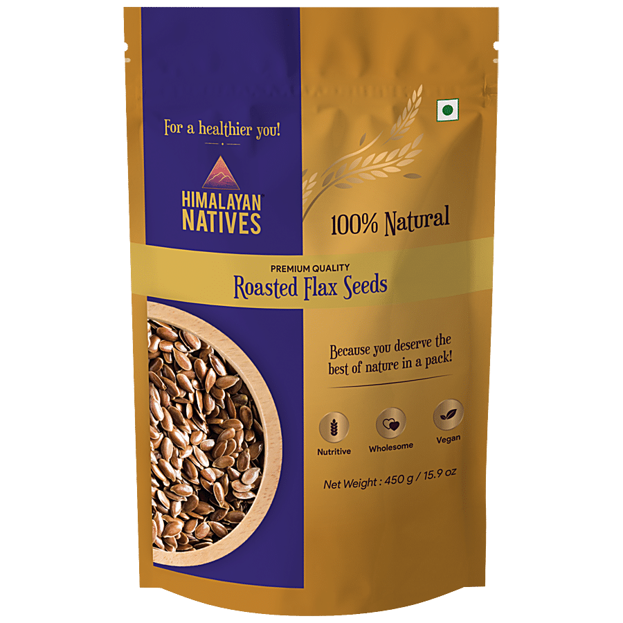 Himalayan Natives Roasted Flax Seeds