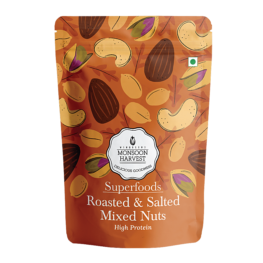 Monsoon Harvest Superfoods - Roasted & Salted Mixed Nuts