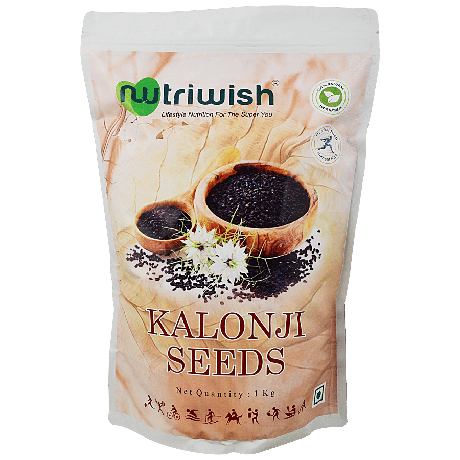 Nutriwish Kalonji Seeds - Rich In Health Benefits