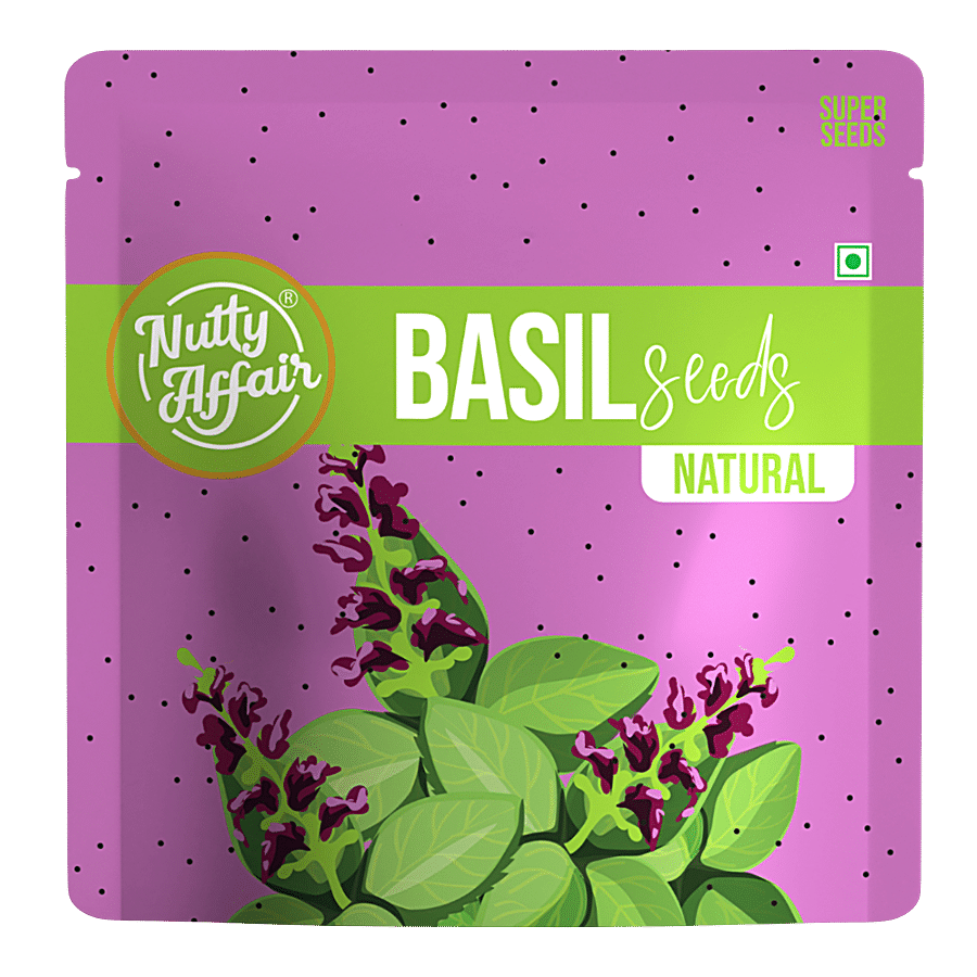 Nutty Affair Natural Basil Seeds