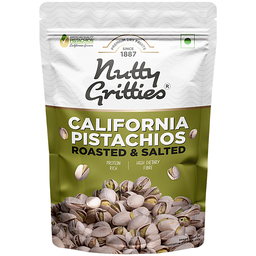 Nutty Gritties California Roasted & Salted Pistachios