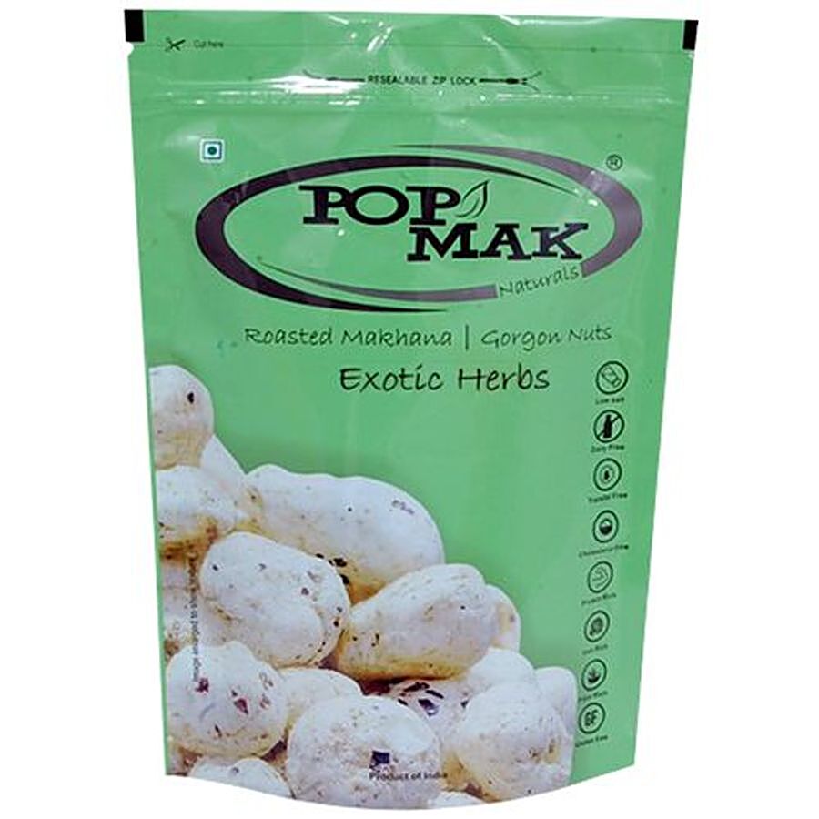 Popmak Roasted Makhana - Exotic Herbs Naturals