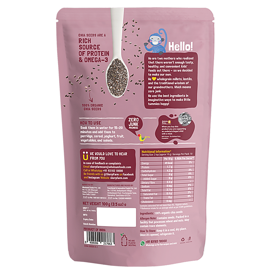 Slurrp Farm Organic Chia Seeds