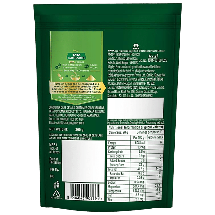 Tata Sampann 100% Premium Pumpkin Seeds