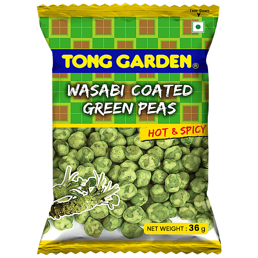 Tong Garden Wasabi Coated Green Peas - Horseradish Flavour