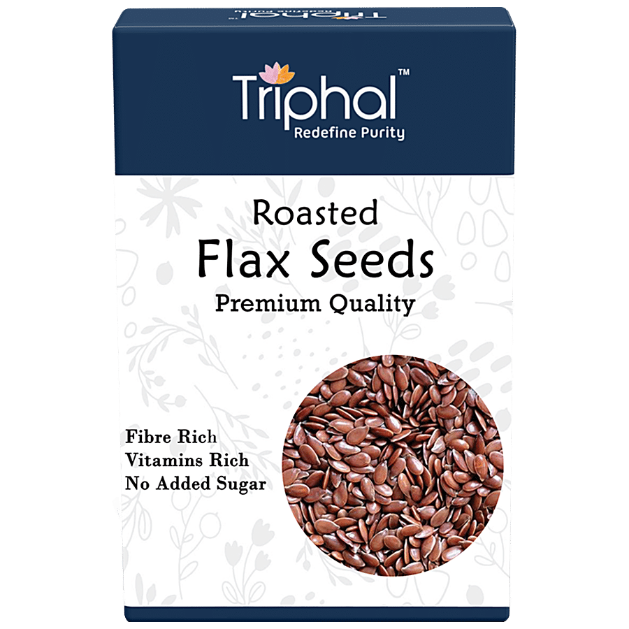 Triphal Roasted Flax Seeds - Premium Quality