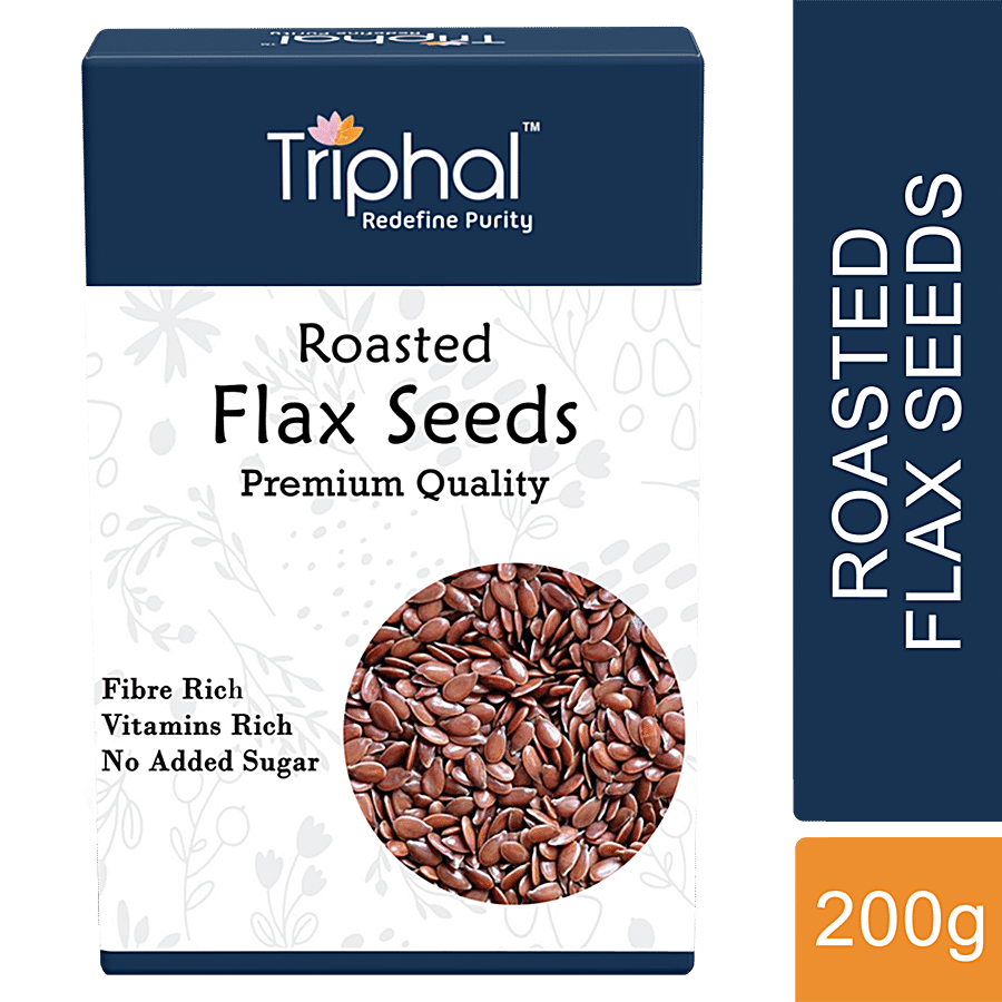 Triphal Roasted Flax Seeds - Premium Quality