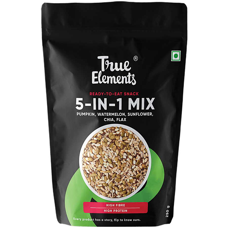 True Elements 5-In-1 Super Seeds Mix - Rich In Protein & Fibre