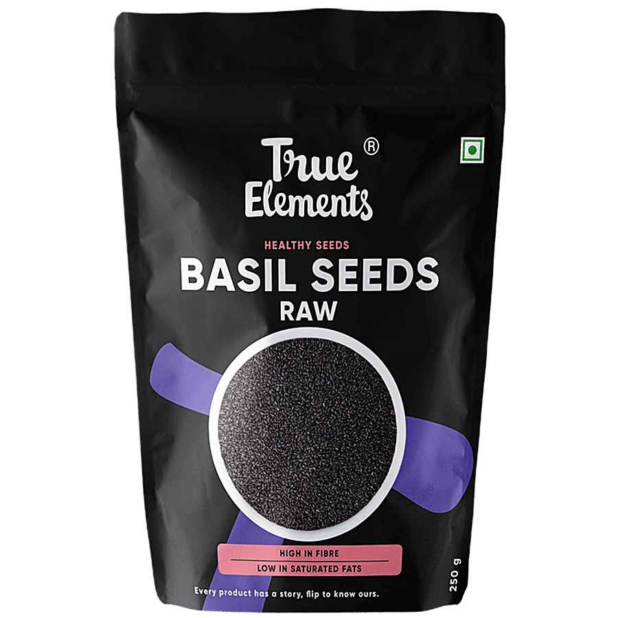 True Elements Raw Basil Seeds