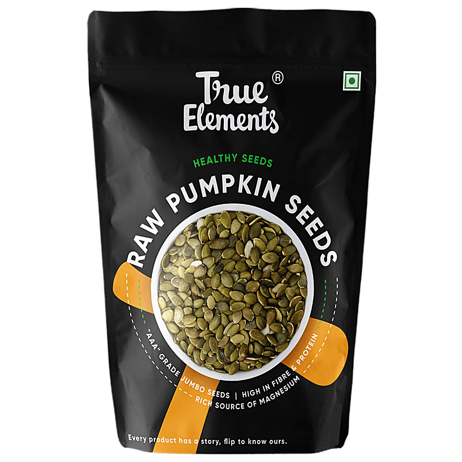 True Elements Raw Pumpkin Seeds + Chia Seeds + Sunflower Seeds + Flax Seeds (250 g each)