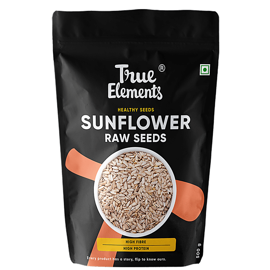 True Elements Raw Sunflower Seeds - Rich In Magnesium