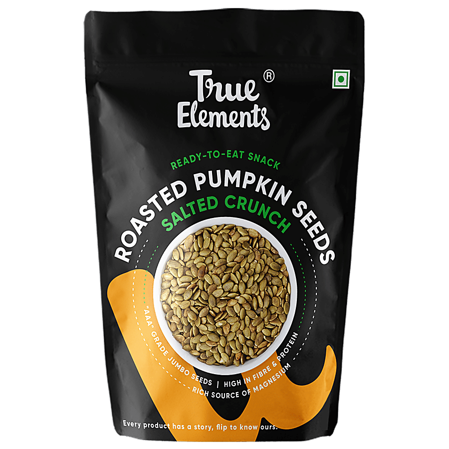 True Elements Roasted Pumpkin Seeds - Salted Crunch