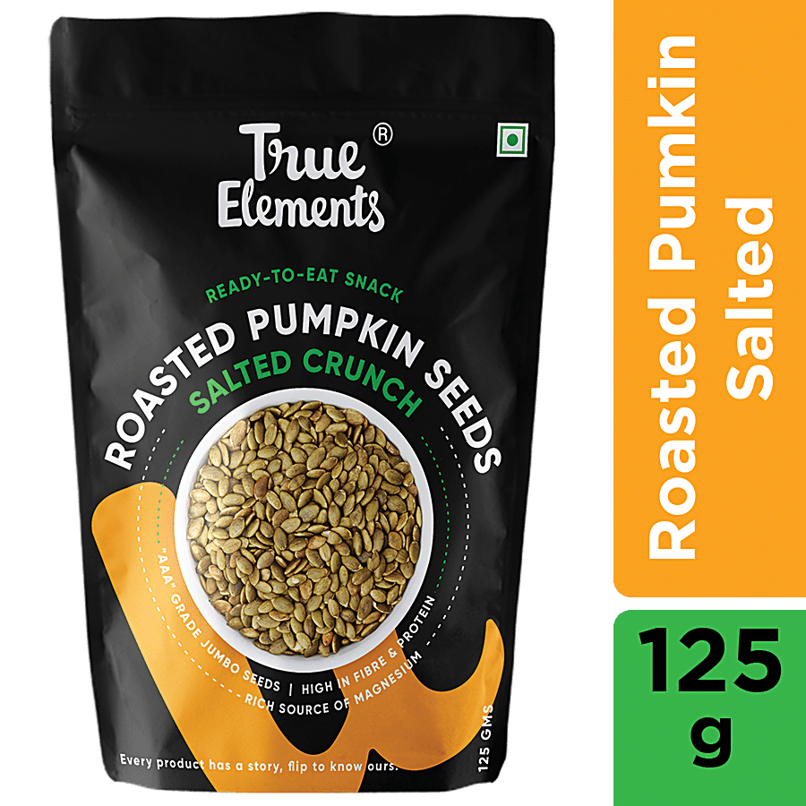 True Elements Roasted Pumpkin Seeds - Salted Crunch