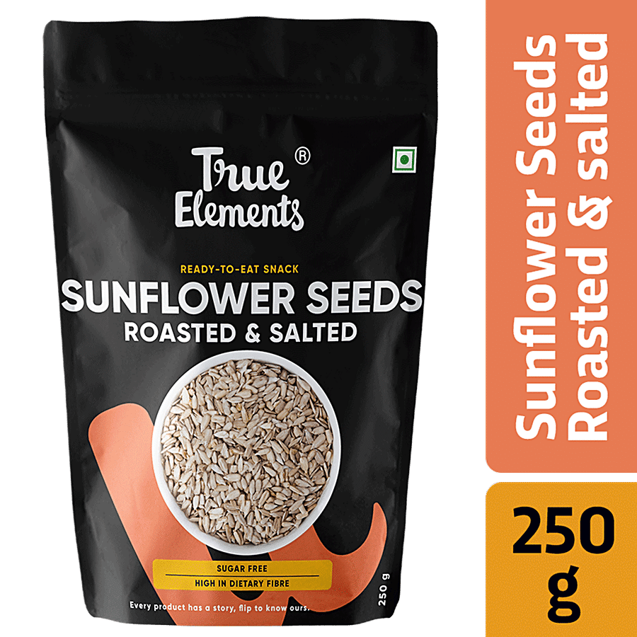 True Elements Sunflower Seeds Roasted & Salted