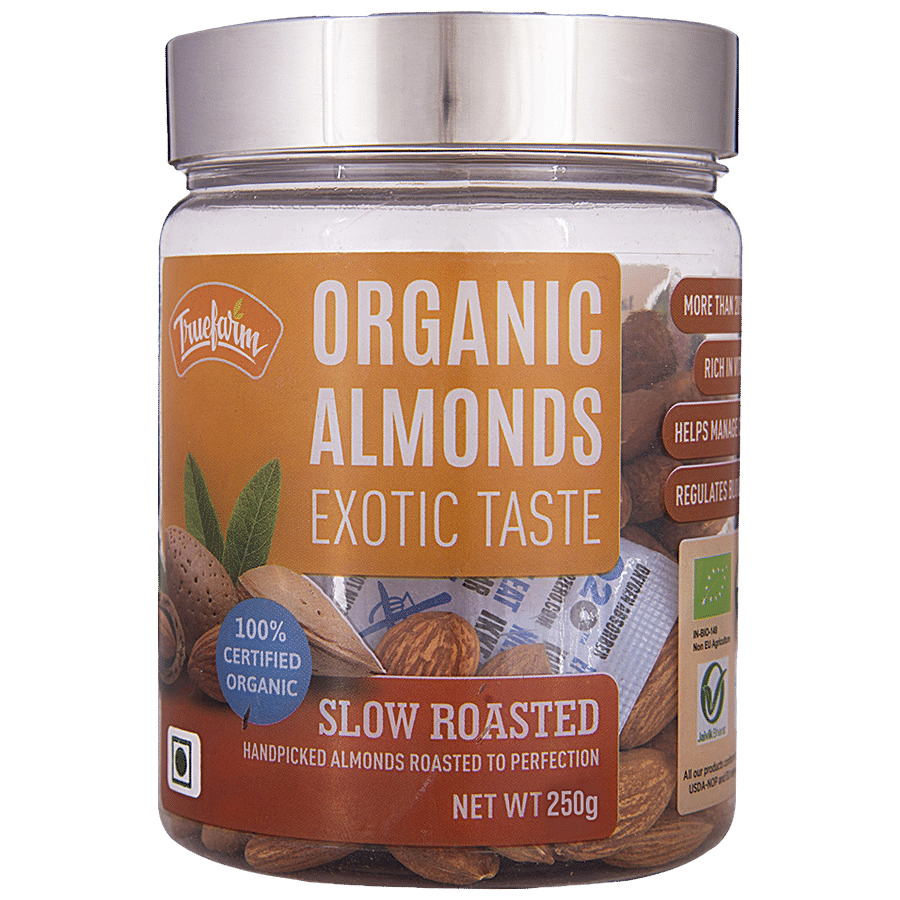 Truefarm Organic Almonds Roasted