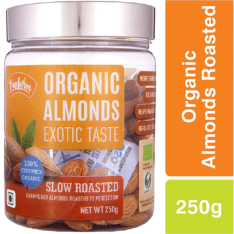 Truefarm Organic Almonds Roasted