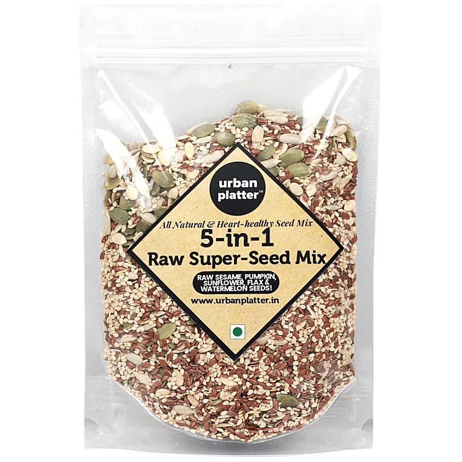 Urban Platter 5-In-1 Raw Seeds Mix -  Raw Sunflower