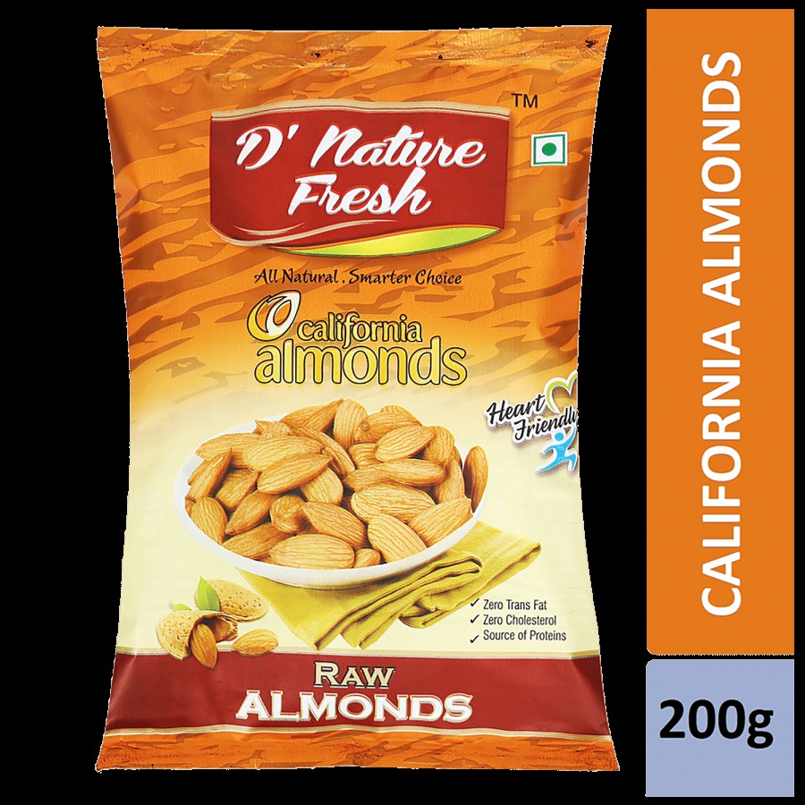 D NATURE FRESH California Almonds - Raw