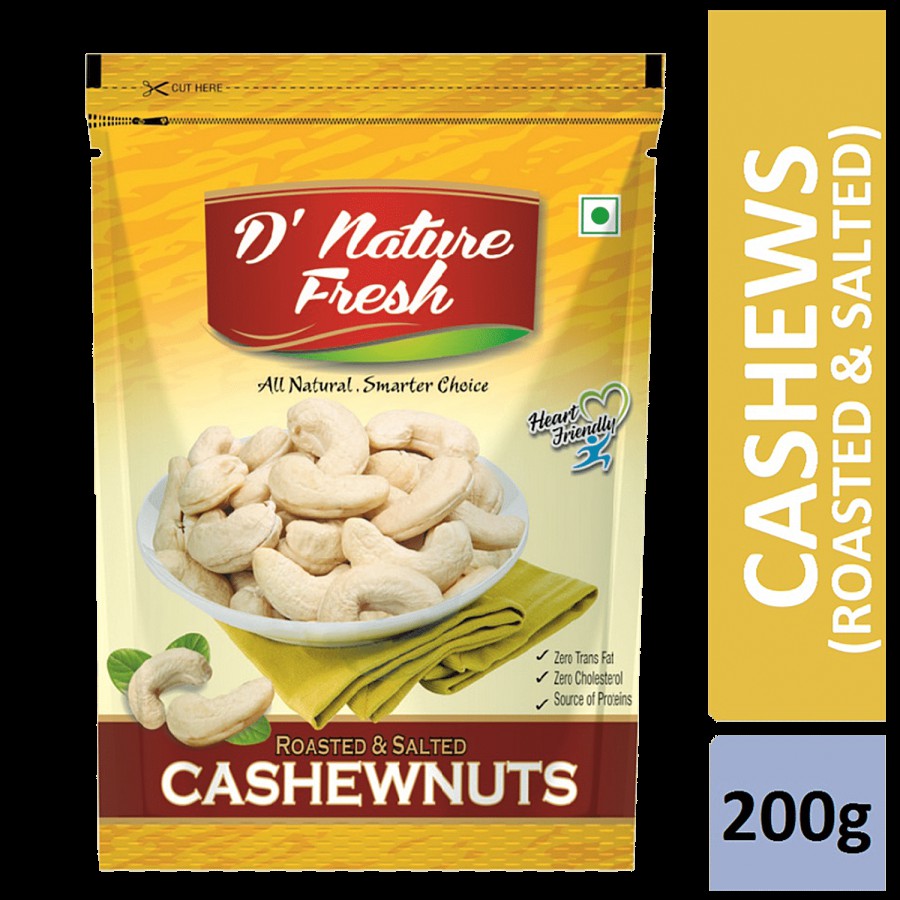 D NATURE FRESH Roasted & Salted Cashewnuts