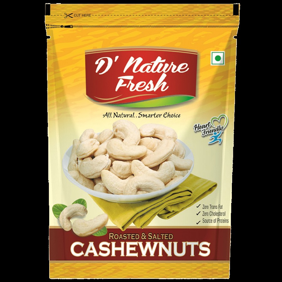 D NATURE FRESH Roasted & Salted Cashews