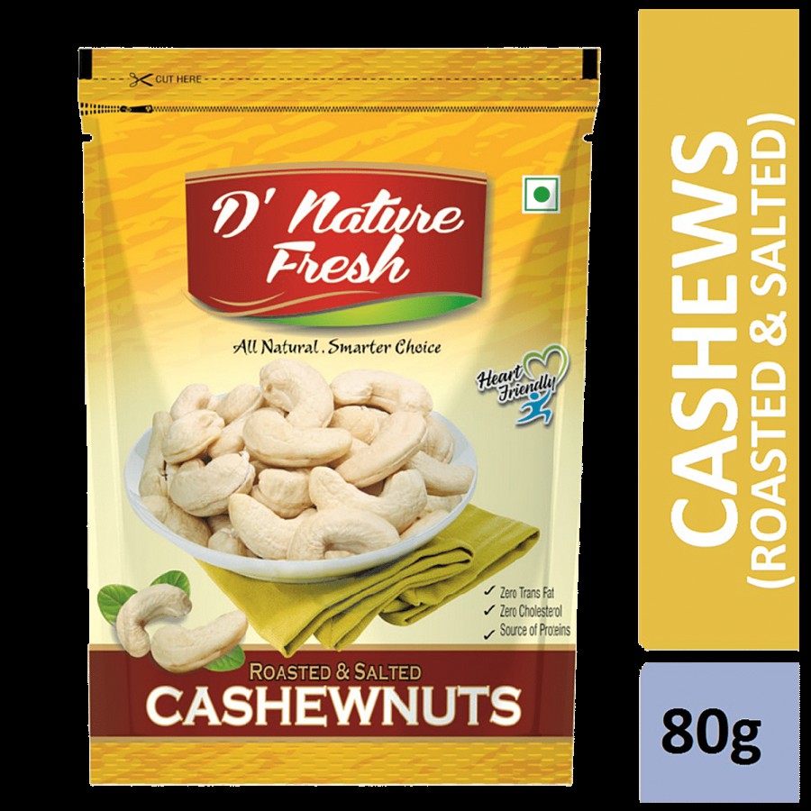 D NATURE FRESH Roasted & Salted Cashews