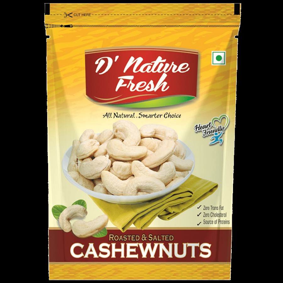 D NATURE FRESH Roasted & Salted Cashews