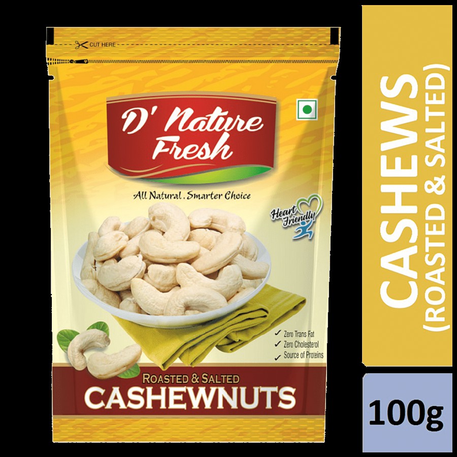 D NATURE FRESH Roasted & Salted Cashews