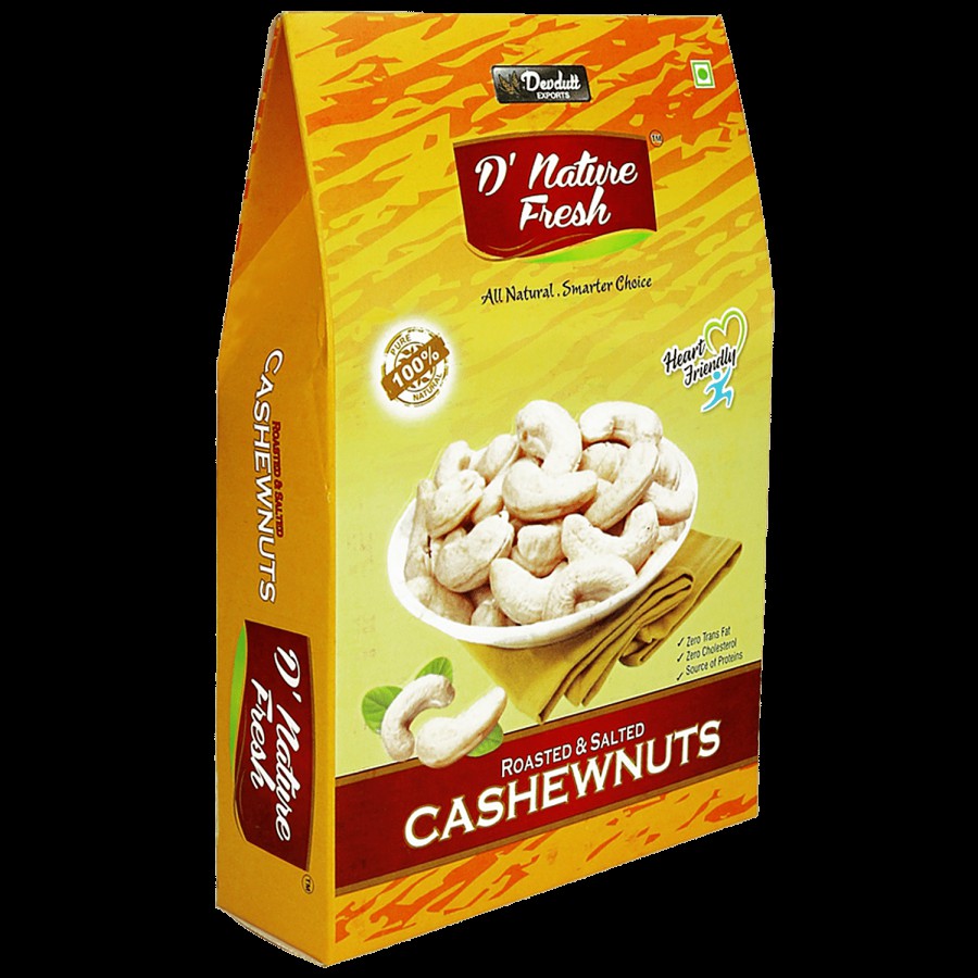 D NATURE FRESH Roasted & Salted Cashews