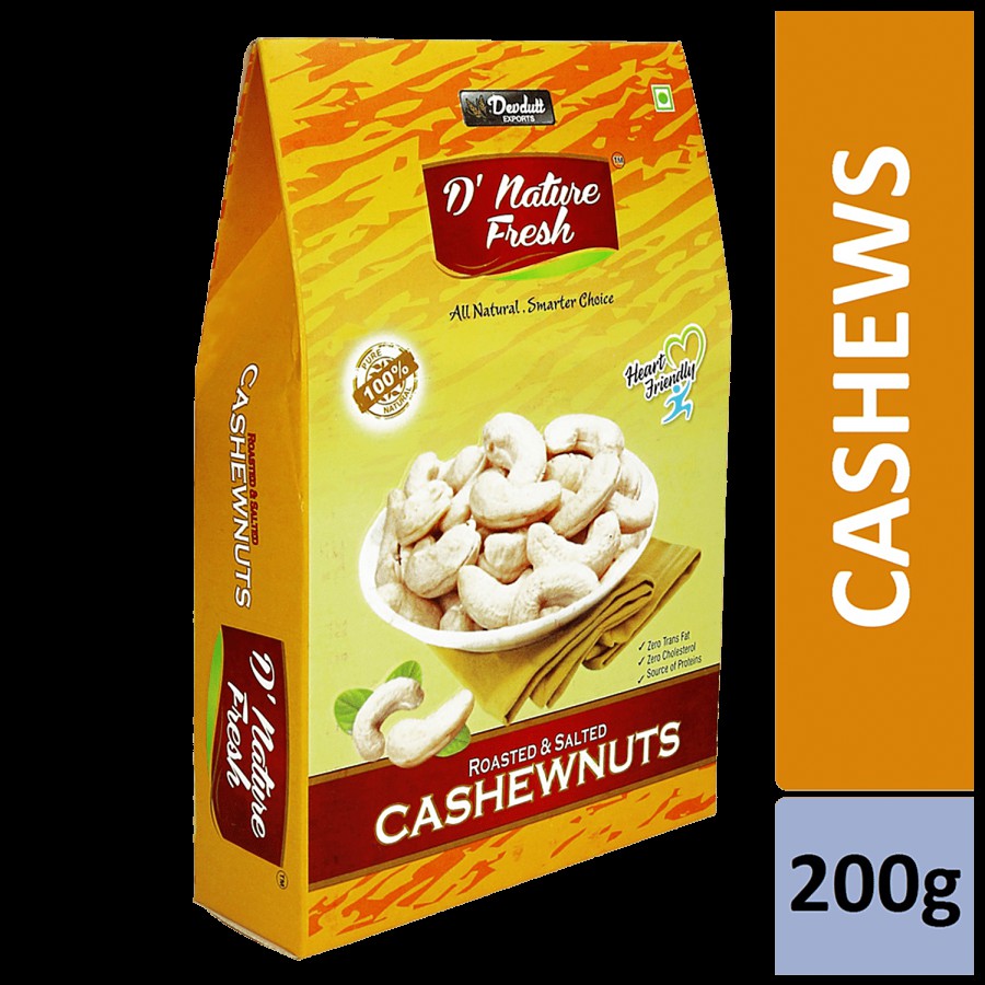 D NATURE FRESH Roasted & Salted Cashews