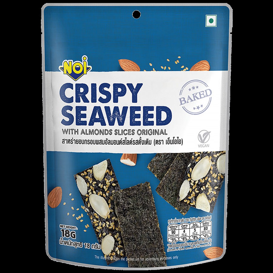 Tong Garden Original Noi Crispy Seaweed with Almond Slices Baked