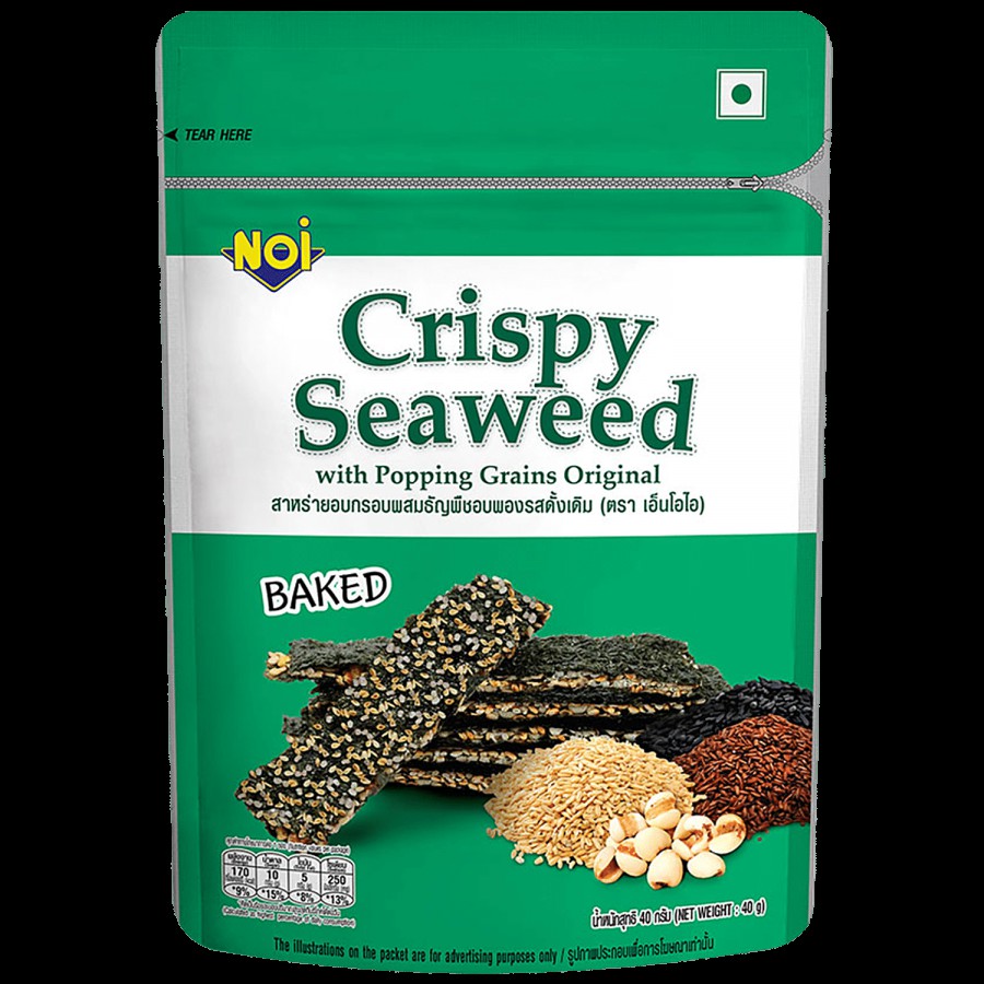 Tong Garden Original Noi Crispy Seaweed with Popping Grain Baked