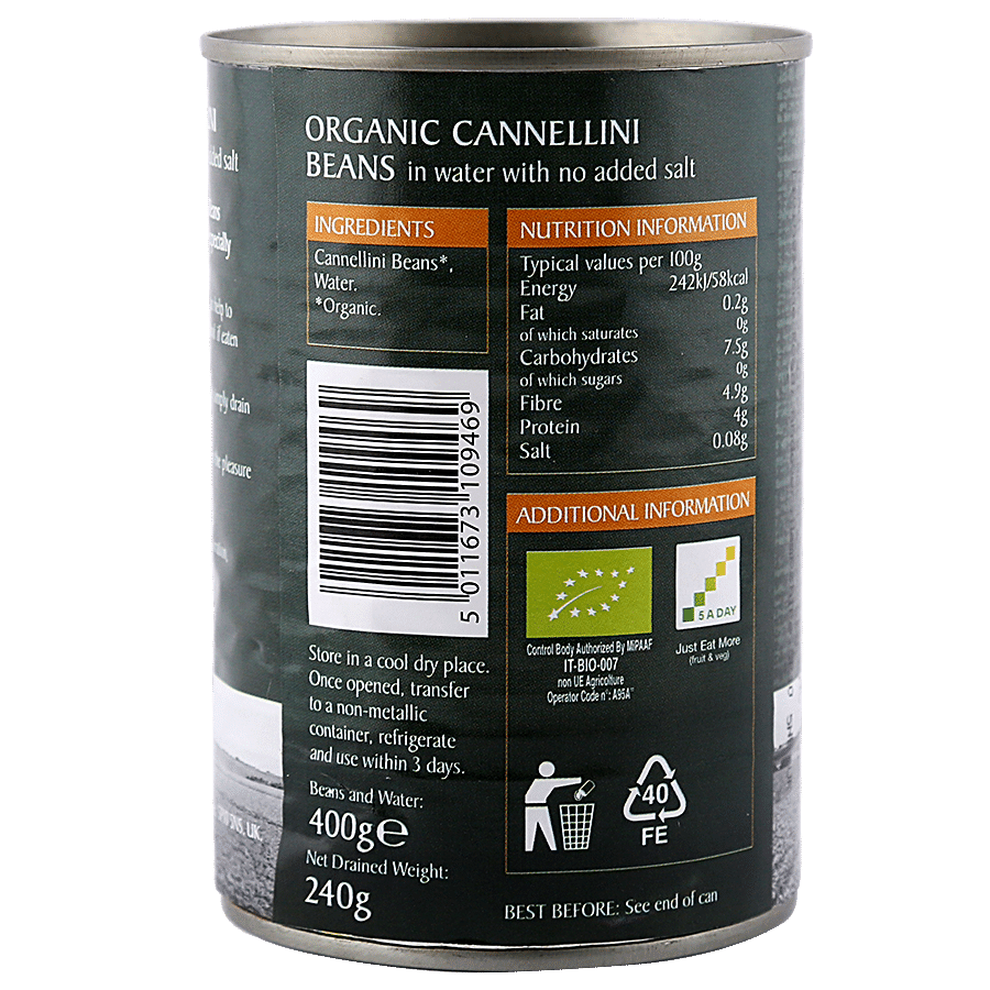 Epicure Organic Cannellini Beans - In Water