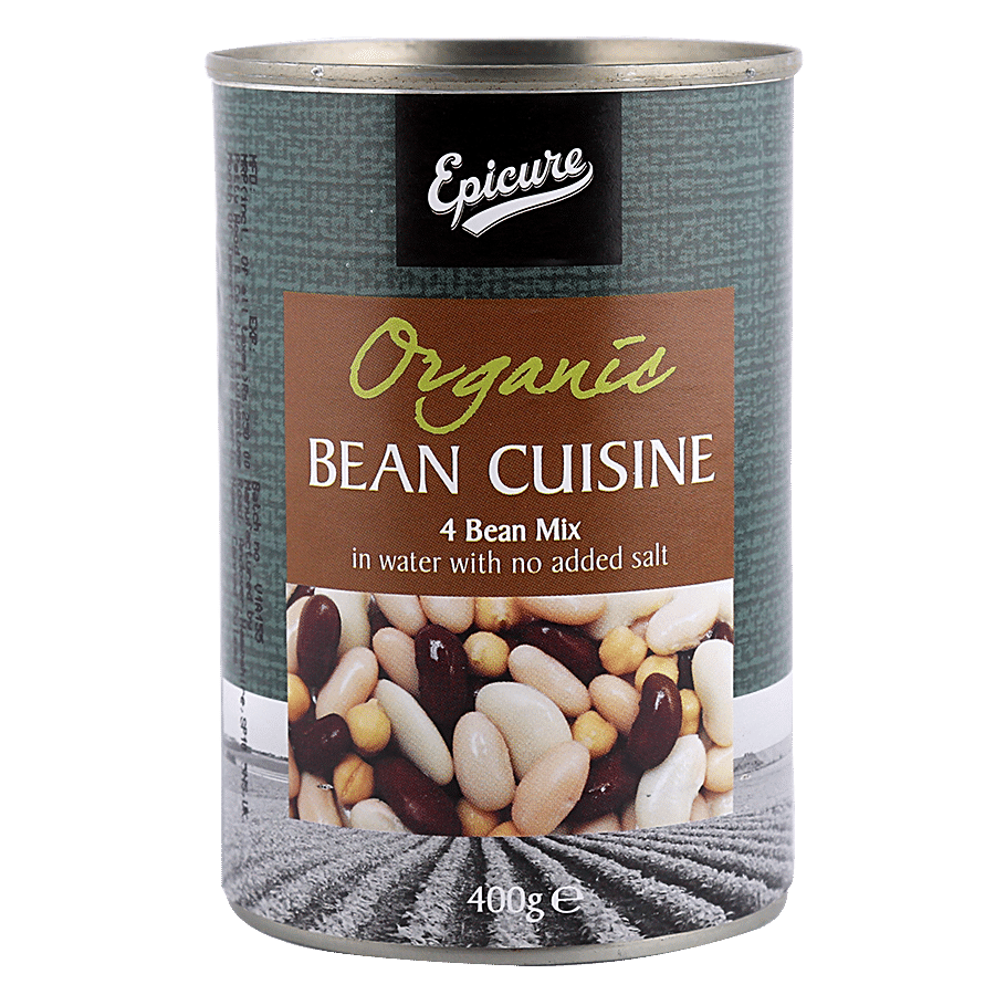 Epicure Organics Bean Cuisine In Water - With No Added Salt