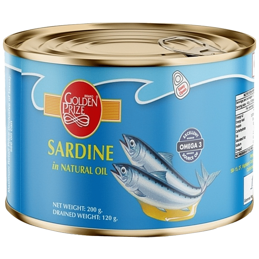 Golden Prize Canned Sardine in Natural Oil