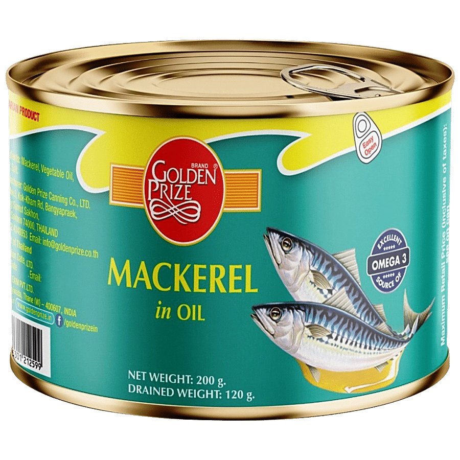 Golden Prize Mackerel In Oil