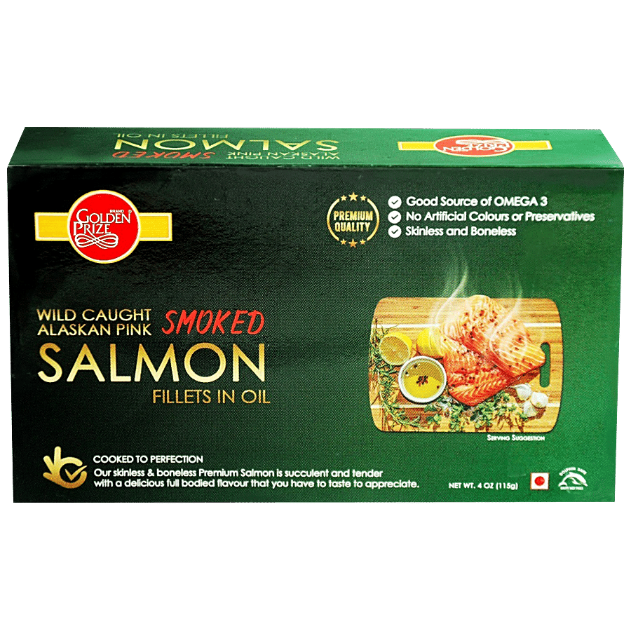 Golden Prize Smoked Pink Salmon Fillet - Wild Alaskan