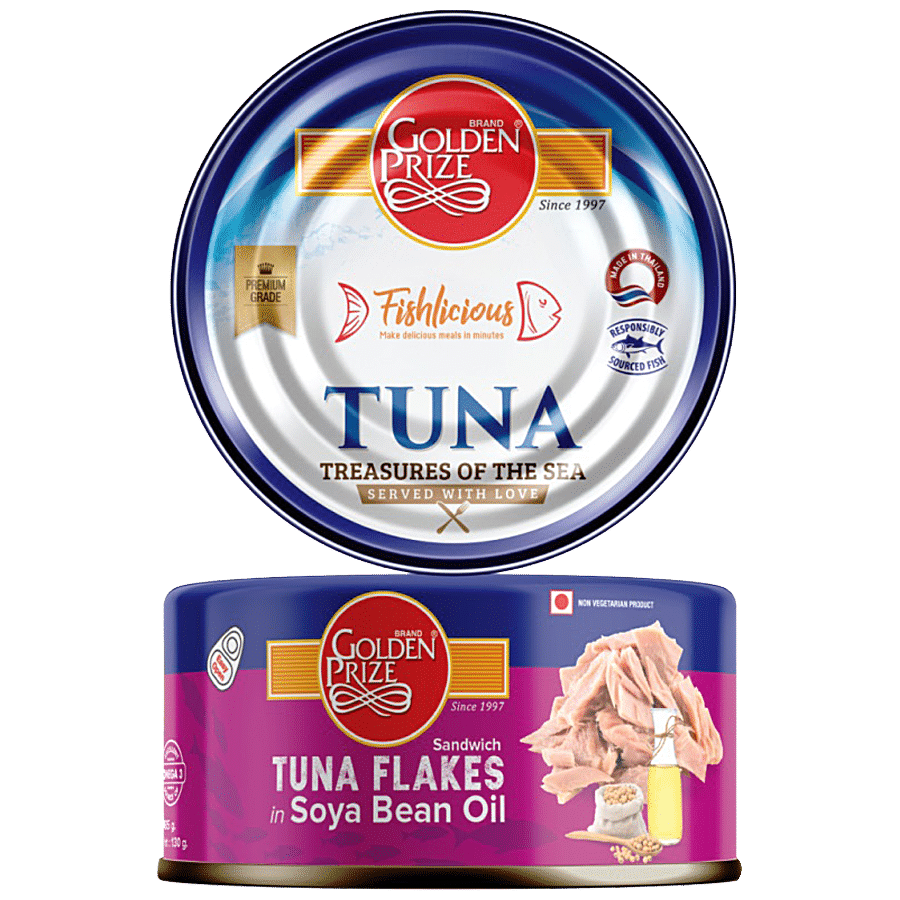 Golden Prize Tuna Flakes - in Soya Bean Oil